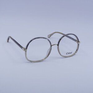 Chloe CH0032O 003 Eyeglasses Grey 55mm Round Frame